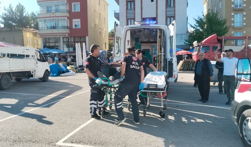 Pazarda silah sesleri yükseldi