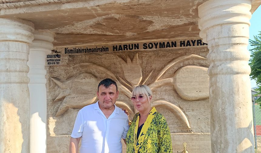 Safiye Soyman'dan oğlu için çeşme