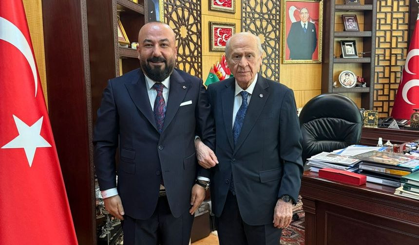 Tahsin Çimen'den Devlet Bahçeli'ye ziyaret