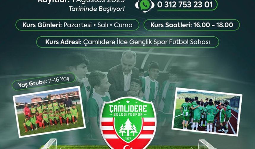 Çamlıdere’de futbol heyecanı başlıyor!