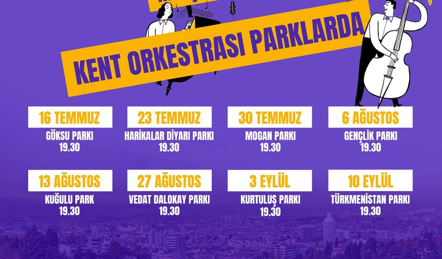 ABB'den yaz boyu ücretsiz konser!