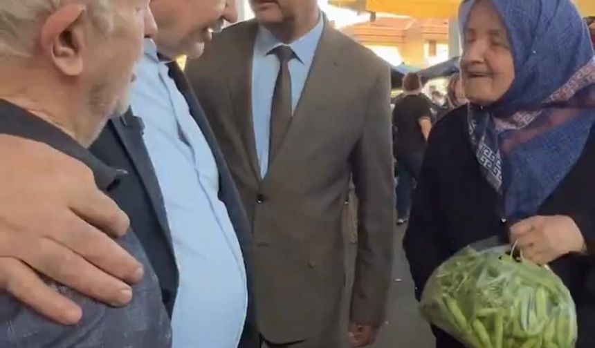 Yakup Odabaşı'ndan pazar ziyareti