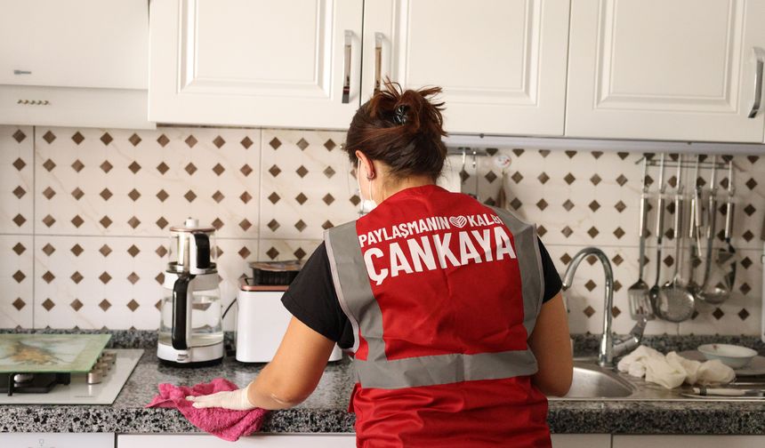 Çankaya Belediyesi'nden Evde Temizlik Hizmeti!