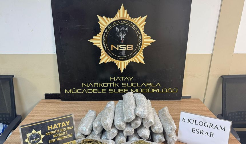 Hatay'da uyuşturucu operasyonu