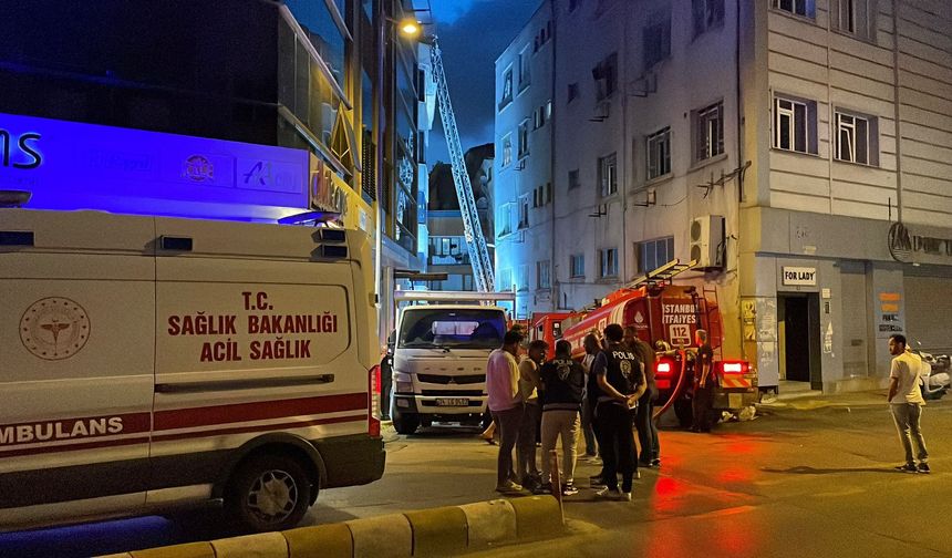 İş merkezinde yangın
