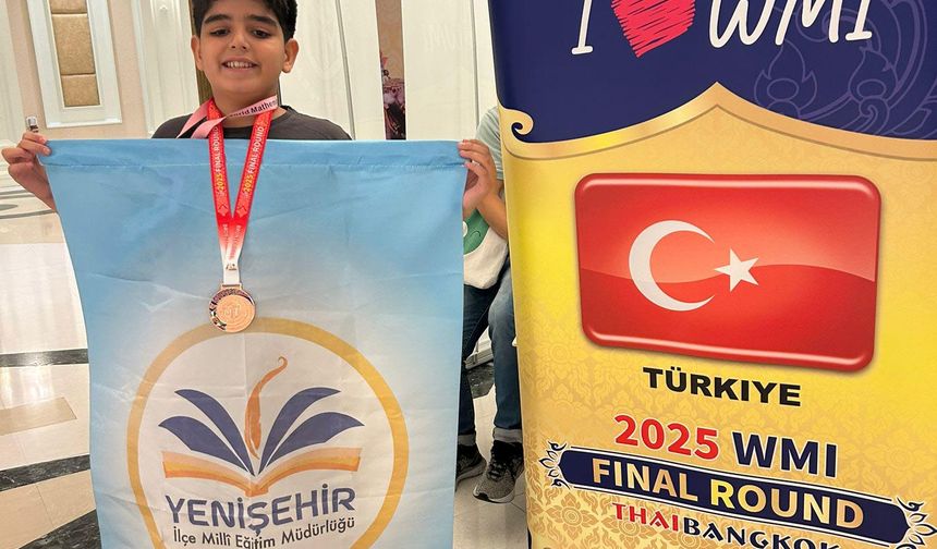 Matematikte Dünya 3.'sü Oldu