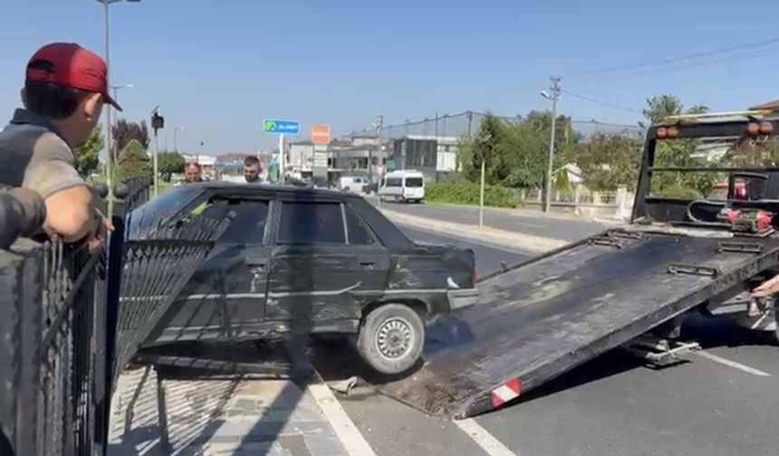 Düzce'de korkutan kaza