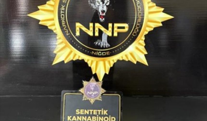 Niğde'de uyuşturucu operasyonu