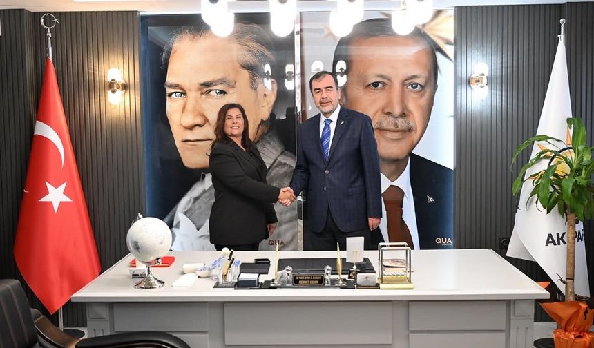 Çerçioğlu'ndan AK Parti İl Başkanlığına ziyaret