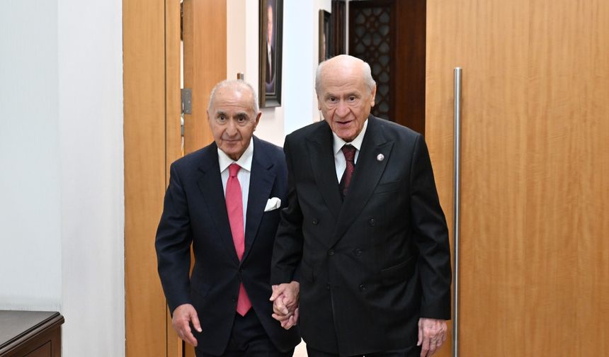 Hikmet Çetin'den Bahçeli'ye ziyaret