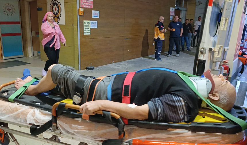 İnegöl'de otomobiller kafa kafaya çarpıştı