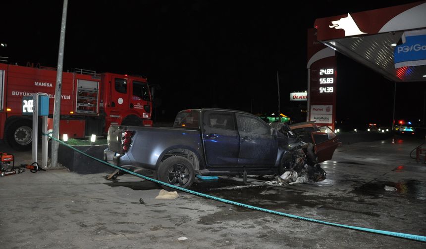 Manisa'da can alan feci kaza!