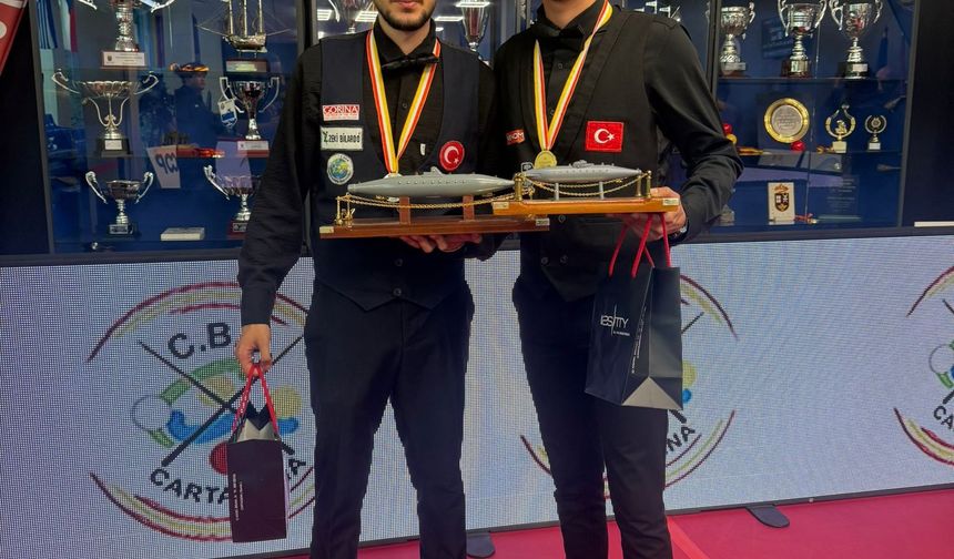 Milli sporculardan çifte madalya