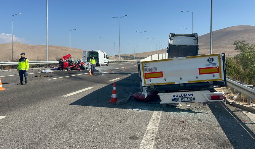 Niğde'de can alan otomobil kazası