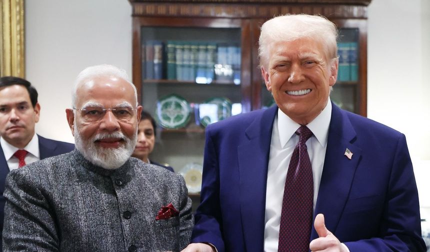 Trump Hindistan ile ticaret müzakerelerine devam edildiğini duyurdu