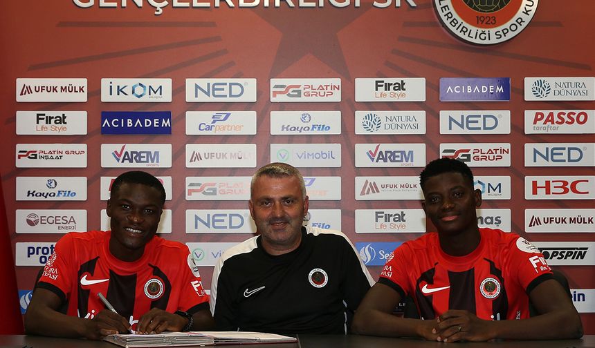 Gençlerbirliği’nde Mamoudou Cisse ve Prince Martor İmzayı Attı
