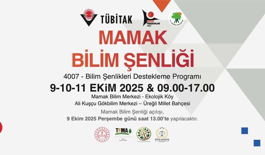 Mamak’ta 26 Bin Kişiyi Bilimle Buluşturacak Şenlik Başlıyor