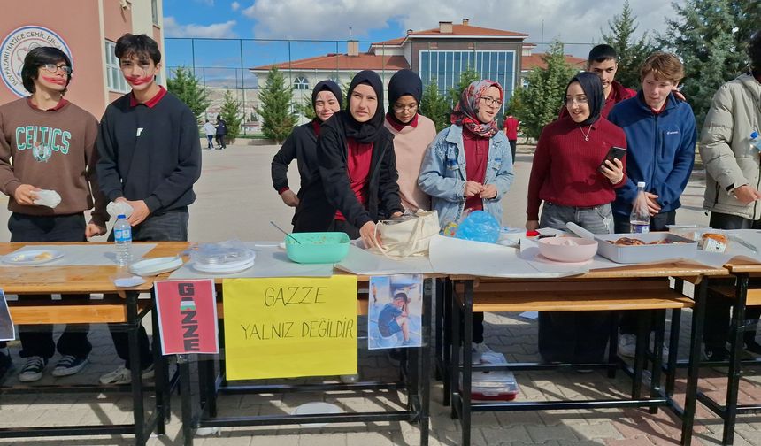 Beypazarı'nda 'Bir Okul, Bin Umut Gazze' kermesi