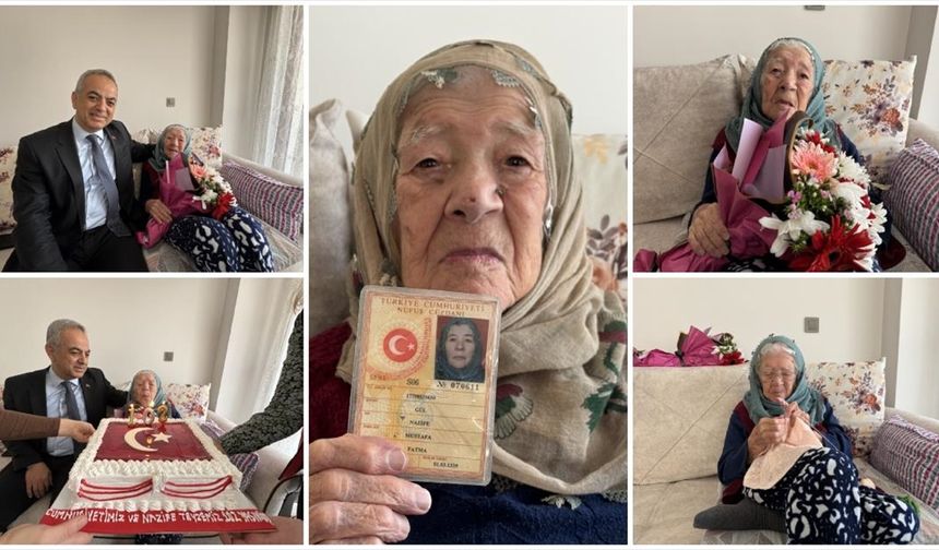 Cumhuriyet ile Yaşıt Nazife Nine Yaşama Sevinciyle Yaşıyor