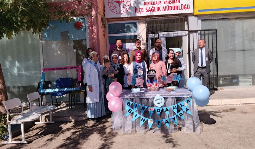 Kırıkkale Yahşihan'da Emzirme Haftası