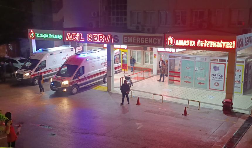 Amasya'da 6 mahkum gıda zehirlenmesi şüphesiyle hastaneye kaldırıldı