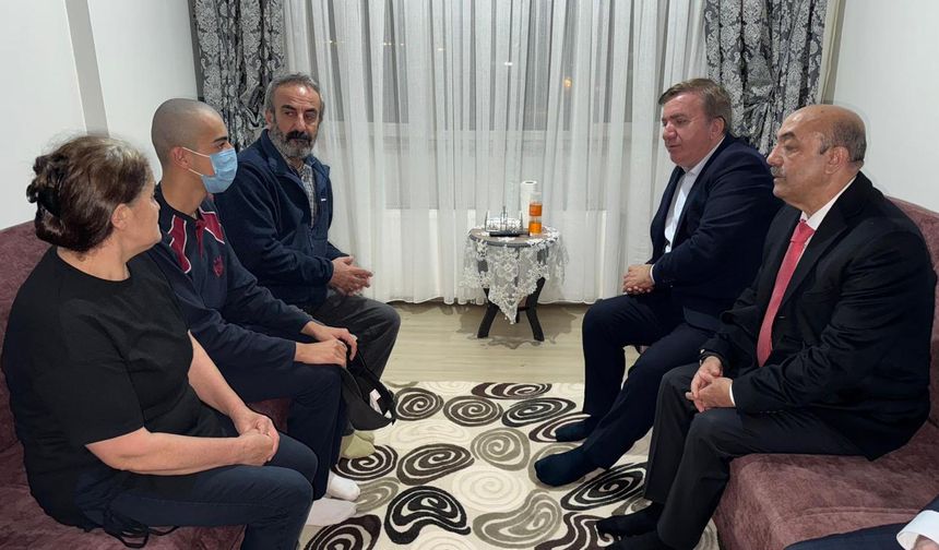 Ameliyatı için Ankara'ya gitti