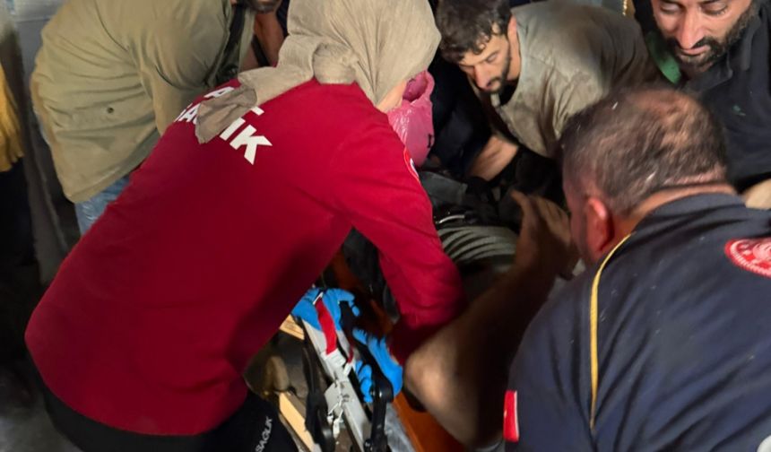 Batman'da korkutan iş kazası