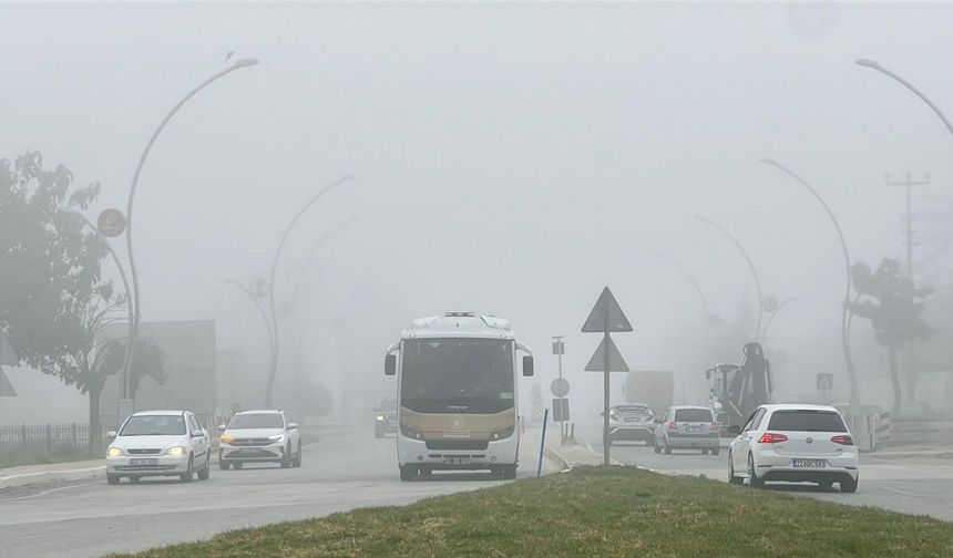 Edirne güne sisle uyandı