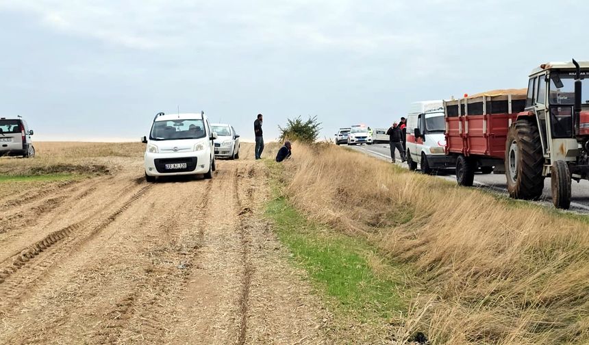 Edirne'de korkutan trafik kazası