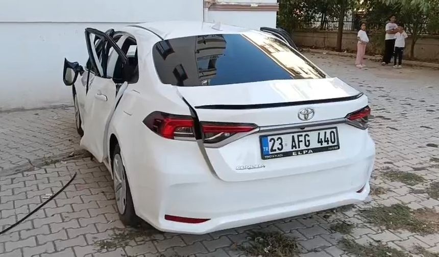 Elazığ'da korkutan patlama!