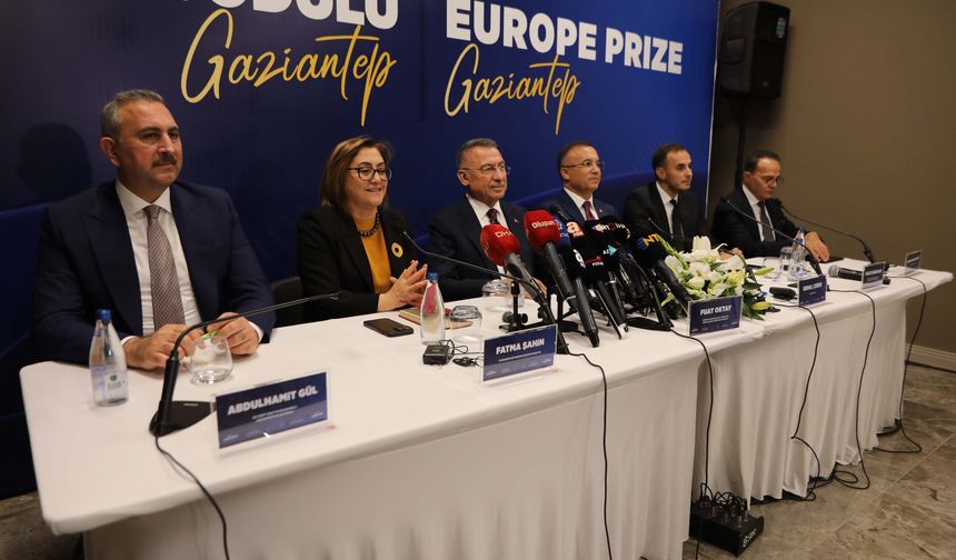 Gaziantep, 2025 Avrupa Ödülü'nü kazandı