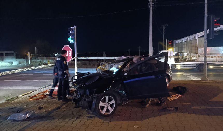 Manisa'da can alan TIR kazası!