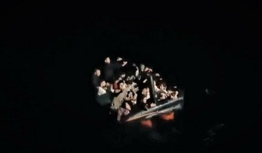 Marmaris Açıklarında 46 Göçmen Kurtarıldı