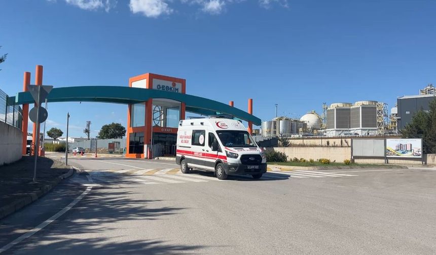 Dilovası'nda petrokimya tesisinde patlama oldu
