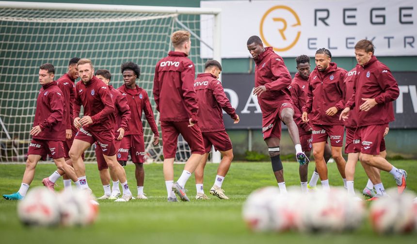 Trabzonspor'da Yoğun Çalışma