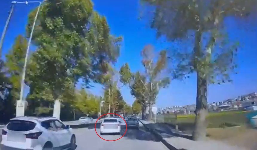 Yalova'da otomobiliyle makas atan sürücüye ceza