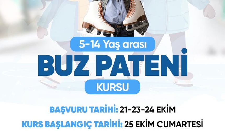 Gölbaşı'nda Buz Pateni Kursu