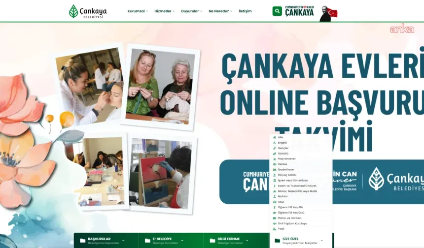 Çankaya Belediyesi’nden Dijital Dönüşüm Hamlesi: Yenilenen Web Sitesi Hizmette