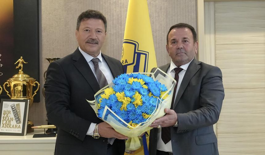 Mehmet Yiğiner'den Ankaragücü yönetimine destek ziyareti