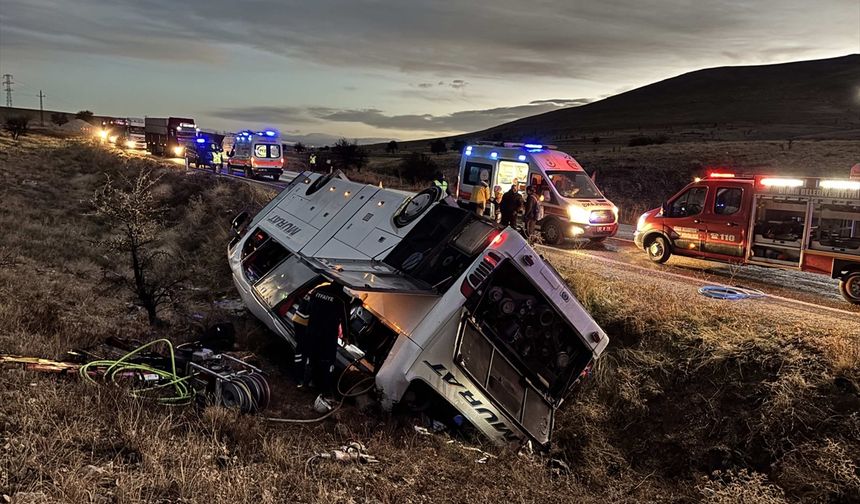 Afyonkarahisar'da can alan otobüs kazası