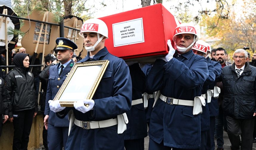 Şehit Pilot Binbaşı İlgen Kayseri’de uğurlandı