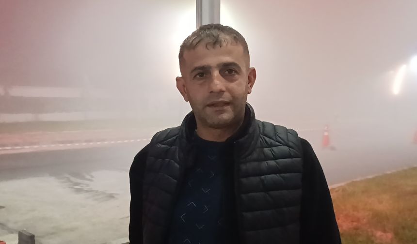 Batman'da yoğun sisten görüş mesafesi azaldı