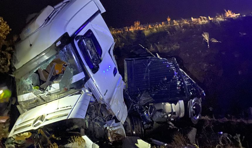 Doğanşehir'de devrilen TIR şoförü hayatını kaybetti