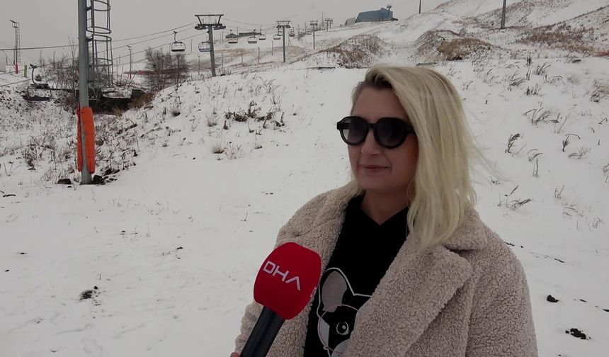 Erzurum'da yüksek kesimlere kar yağdı