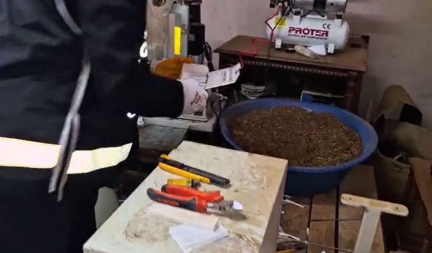 Kayseri'de makaron operasyonu