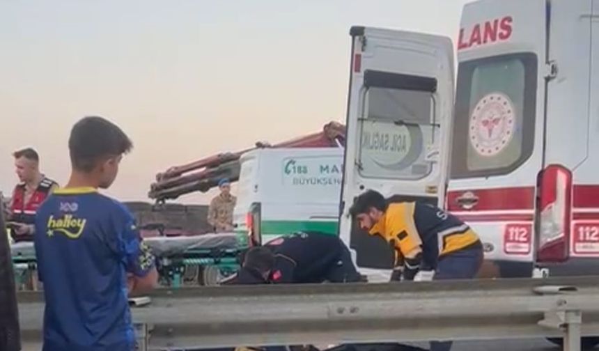 Kızıltepe'de otomobil ve TIR çarpıştı