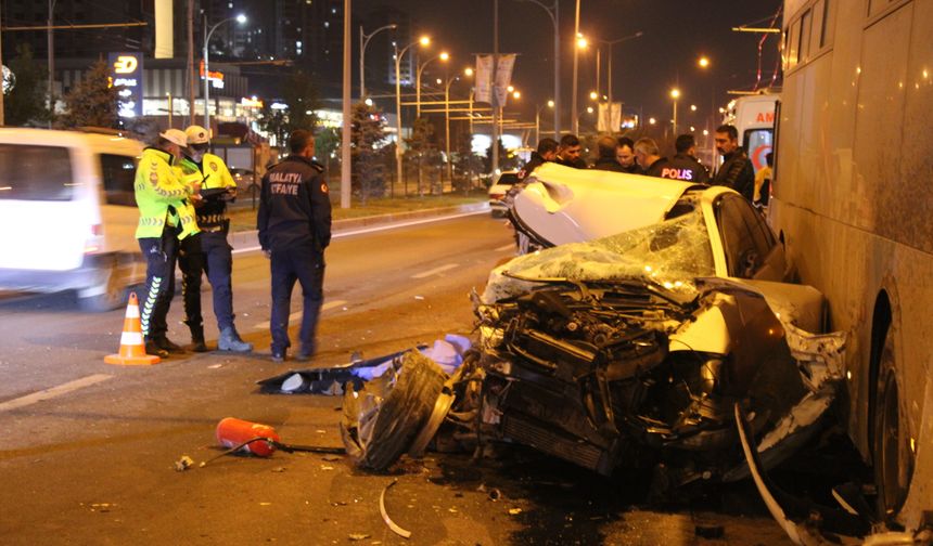 Malatya'da zincirleme trafik kazası