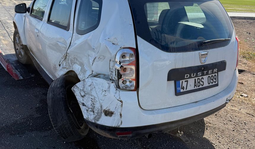 Mardin'de 3 Aracın Karıştığı Kazada TIR Yandı