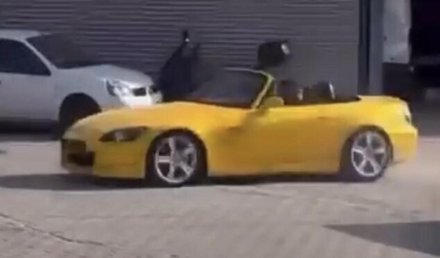 Muğla'da drift yapan sürücüye ceza gecikmedi