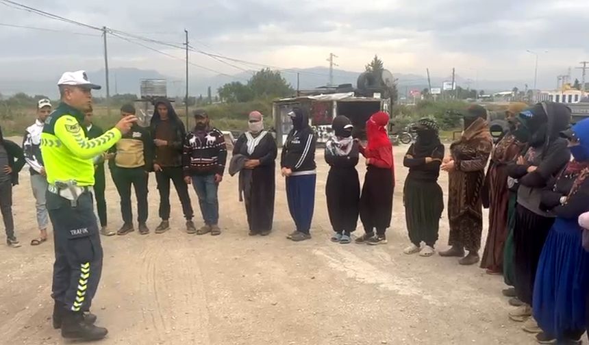 Osmaniye’de minibüsten 30 işçi çıktı